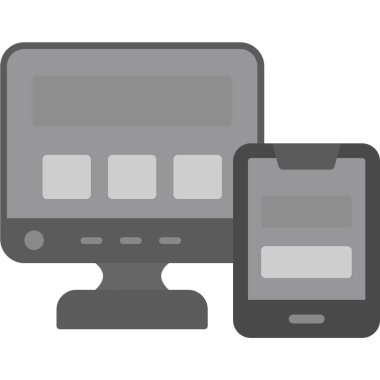 cep telefonu simgesi vektör çizimi grafik tasarımı