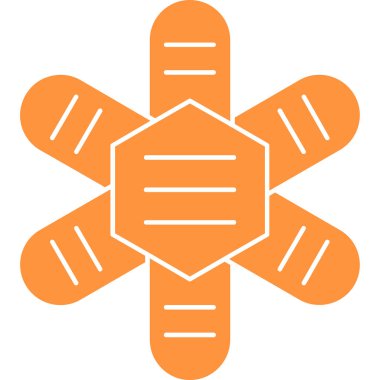 Bir noel simgesinin vektör illüstrasyonu