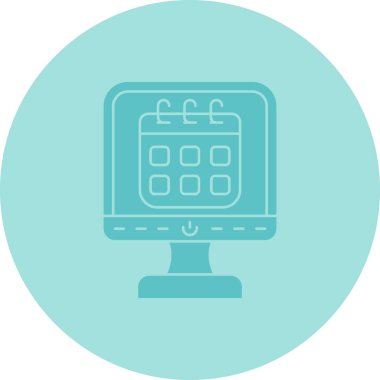 bilgisayar simgesi vektör illüstrasyonu