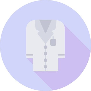 Doktor. Web simgesi basit illüstrasyon