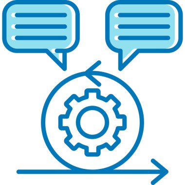 dişli simgesi vektör illüstrasyonu