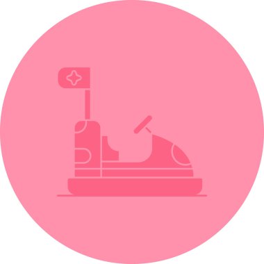 Modern mikroskop simgesinin vektör çizimi