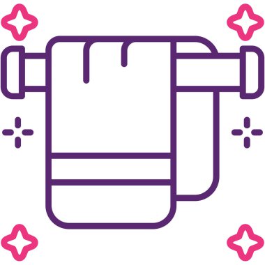 Bir gaz kutusu simgesinin vektör illüstrasyonu