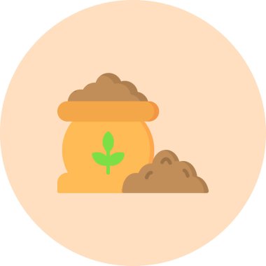 Bir bitki için torba illüstrasyonuName