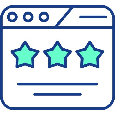 Beğeni simgesi, vektör illüstrasyonu