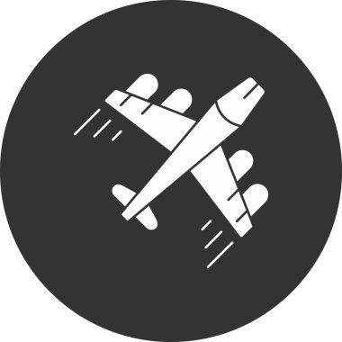 modern b eksikliği simgesi uçak vektör çizim