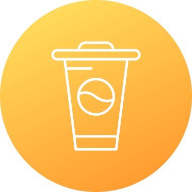 Projeniz için vektör kahve simgesi