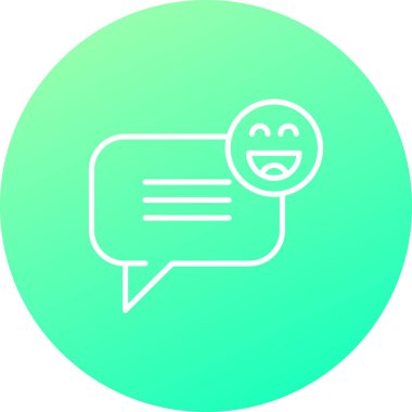 konuşma balonu simgesi, vektör illüstrasyonu