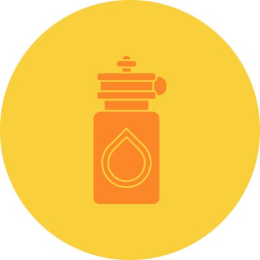 Şişe simgesinin vektör illüstrasyonu