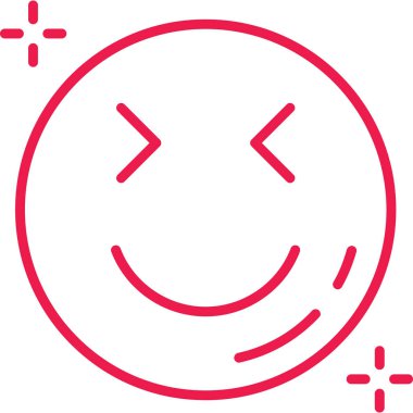 Gülümseme simgesi, vektör illüstrasyon tasarımı