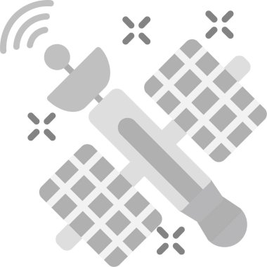 uydu anten ikonu vektör illüstrasyon tasarımı