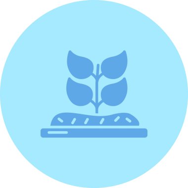 Bir ağaç simgesinin vektör illüstrasyonu