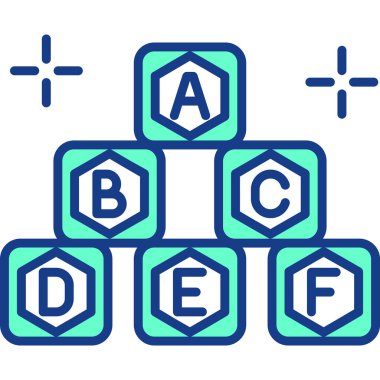 Kitap. Web simgesi basit illüstrasyon