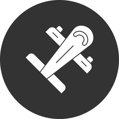 Tek bir simgenin vektör illüstrasyonu