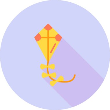 Bir çiçek simgesinin vektör illüstrasyonu