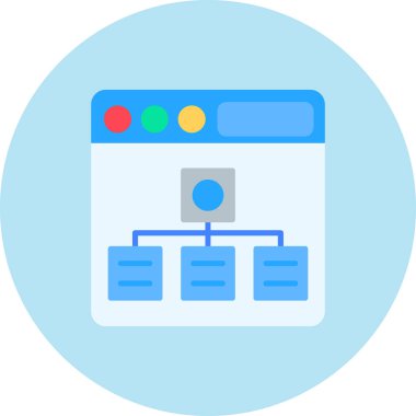 Web renk tasarımı vektör illüstrasyonu