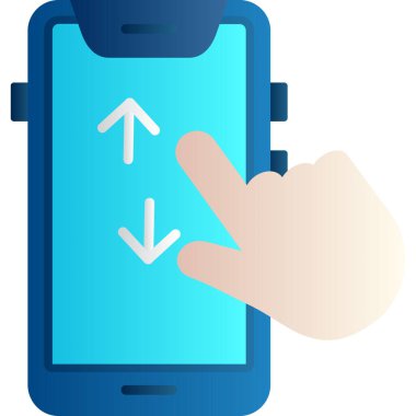 Cep telefonu. Web simgesi basit illüstrasyon