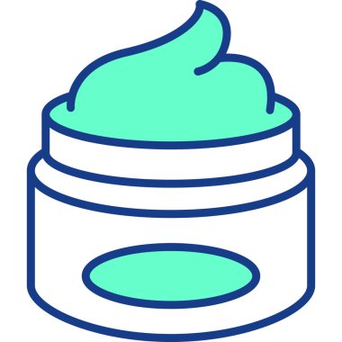 Krema. Web simgesi basit illüstrasyon