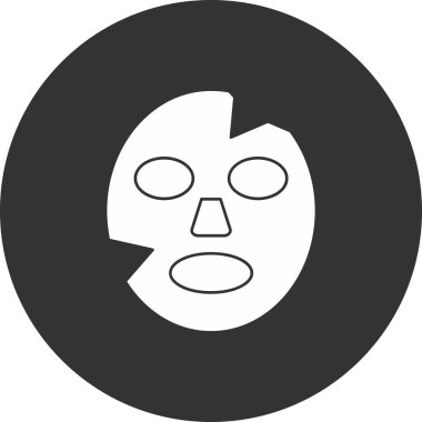 Maske. Web simgesi basit tasarım