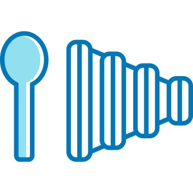 mavi çizgi anahtar simgesi