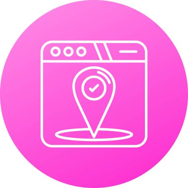 Benzersiz mutfak sobası vektör sembolü