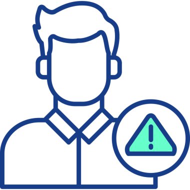 kullanıcı. Web simgesi basit illüstrasyon