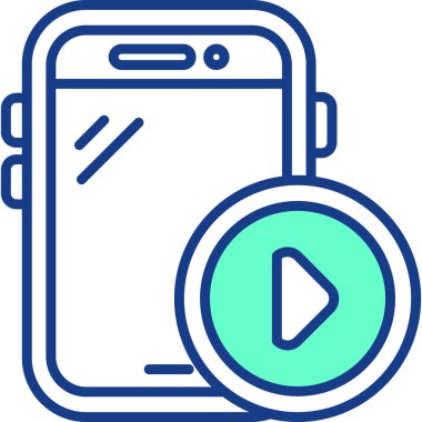 Oyuncu. Web simgesi basit tasarım