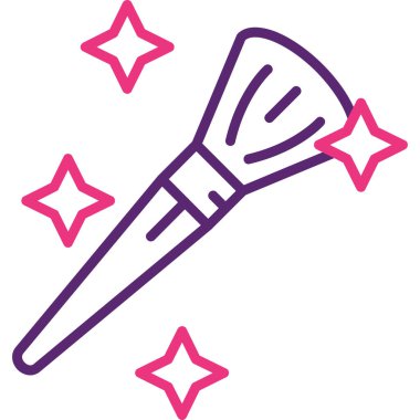 Sihirli değnek vektör simgesi