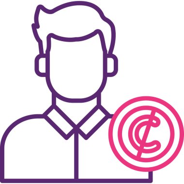 Elinde yay olan bir avatar adam, elinde yay tutan bir adamın vektör çizimi