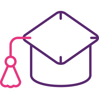 Modern eğitim ikonunun vektör illüstrasyonu