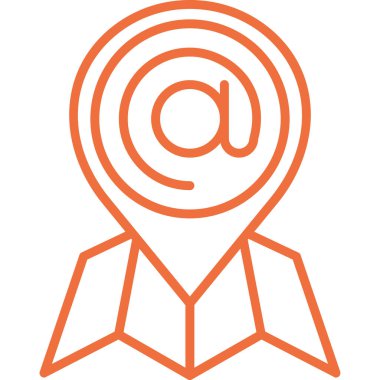 Harita işaretleyici vektör illüstrasyonuName