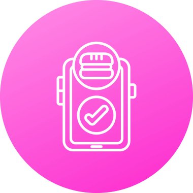 Gıda simgesinin vektör illüstrasyonu