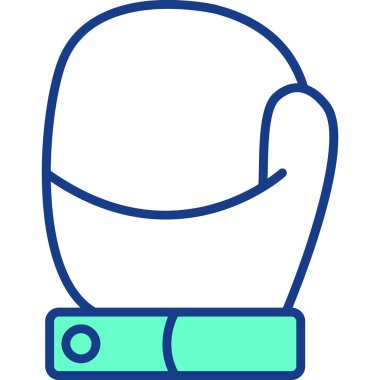 Tek bir izole simgenin vektör illüstrasyonu