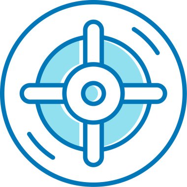 Hedef. Web simgesi basit illüstrasyon