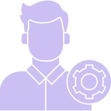 Müşteri servisi vektör simgesi