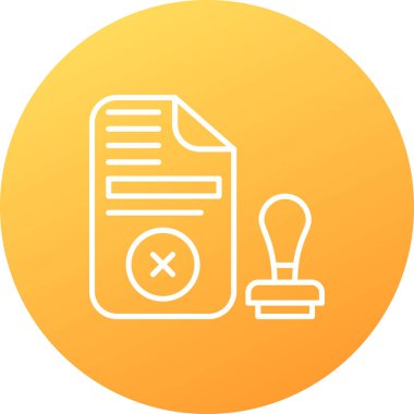 Dosya simgesinin vektör illüstrasyonu