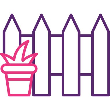 Bitki. Web simgesi basit illüstrasyon