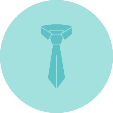 Kravat. Web simgesi basit illüstrasyon