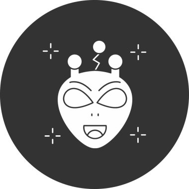 Bir Cadılar Bayramı simgesinin vektör illüstrasyonu