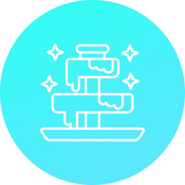 Modern simgenin vektör illüstrasyonu