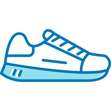 spor ayakkabısı vektör simgesi modern basit illüstrasyon