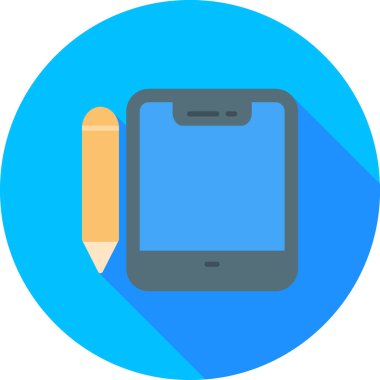 Cep telefonu. Web simgesi basit illüstrasyon