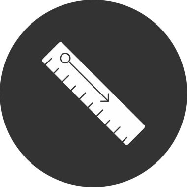 cetvel simgesi çizimi