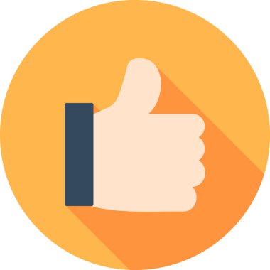 Başparmağını kaldır. Basit resimleme