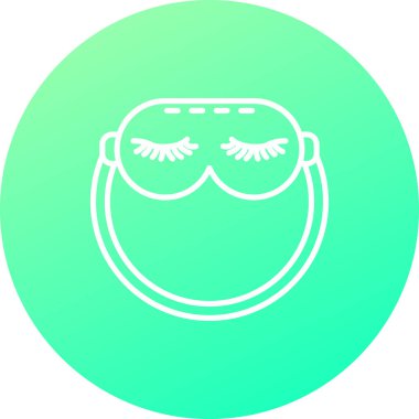 güzel ve benzersiz göz vektörü simgesi