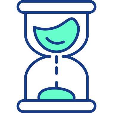 Zaman yönetimi simgesi. özet zaman yönetimi ikonları renk ince çizgi izole.