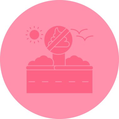 Bir b eksikliği simgesinin vektör çizimi