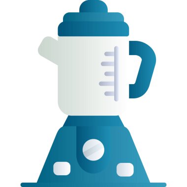 Kahve makinesi simgesi, çizgi film tarzı.