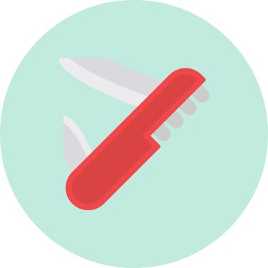 bıçak simgesi vektör illüstrasyonu