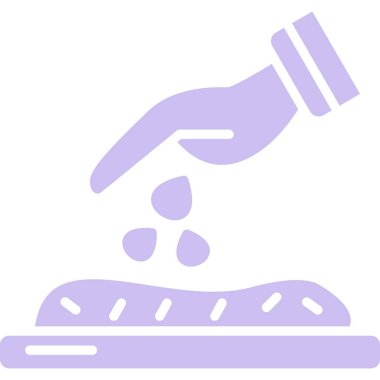 yiyecek ikonu vektör illüstrasyonu